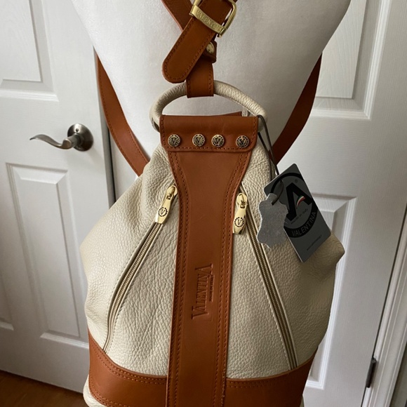 PRICE REDUCED!!! NWT Valentina Convertible Backpack Sling Purse Made in Italy - Picture 4 of 12
